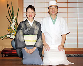 料理長と若女将